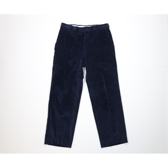 Vintage 90s Streetwear Mens 34x29 Faded Heavyweight Straight Leg Corduroy Pants - Picture 1 of 12